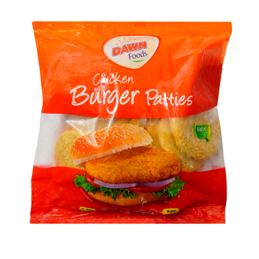 DAWN CHICKEN BURGER PATTIES VALUE PACK 16 PCS 992 GM