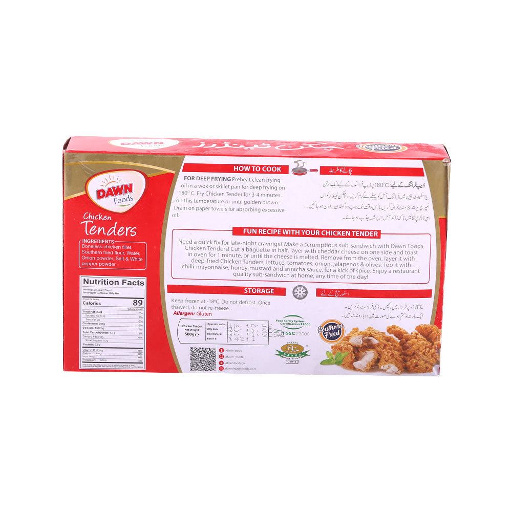 DAWN FOODSÂ CHICKENÂ TENDER 500 GM