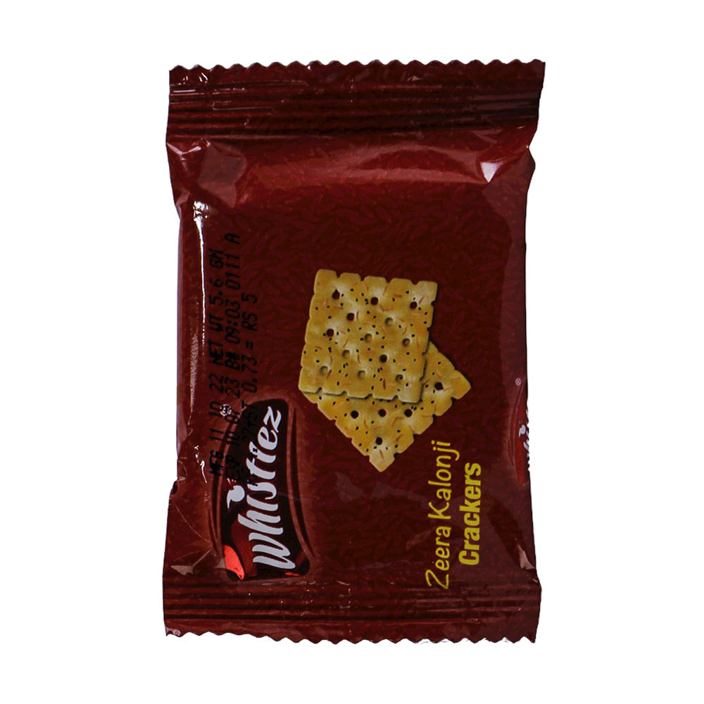 WHISTLEZ ZEERA KALONJI CRACKER TICKY PACK 10 GM