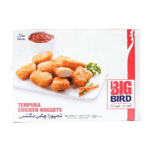 BIG BIRD TEMPURA CHICKEN NUGGETS 40 PCS 800 GM