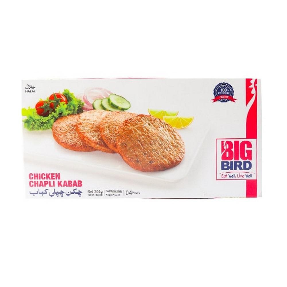 BIG BIRD CHICKEN CHAPLI KABAB SMALL 4 PCS 304GM