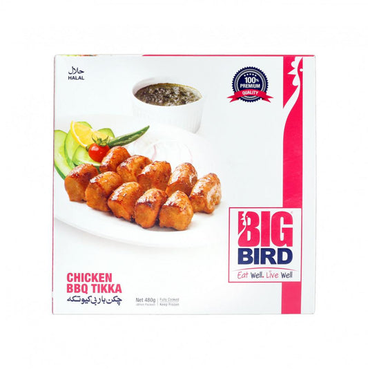 BIG BIRD CHICKEN B.B.Q TIKKA LARGE 480 GM