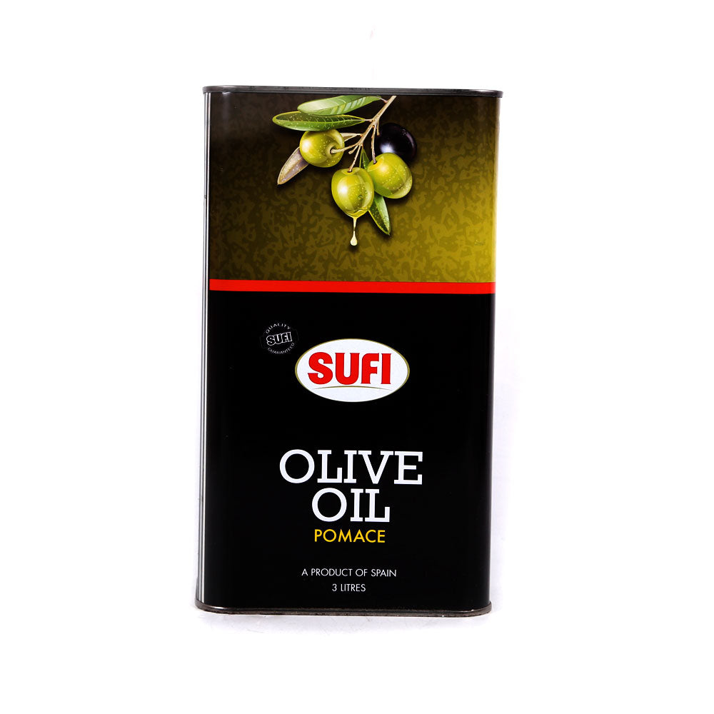 SUFI POMACE OLIVE OIL TIN 3 LTR