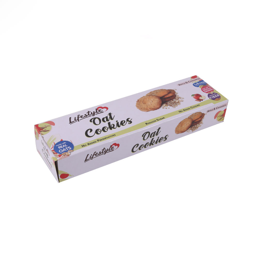 LIFESTYLE APPLE AND CINNAMON OATS COOKIES 9PCS 108 GM