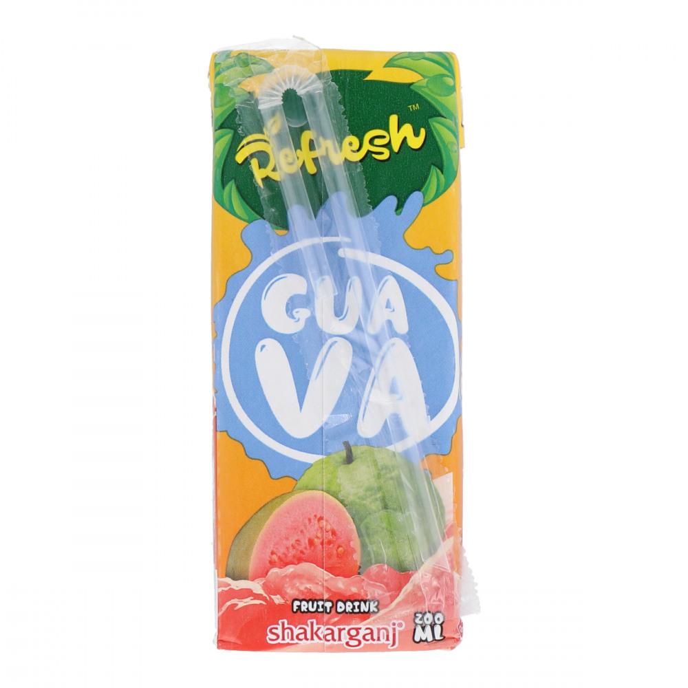 SHAKARGANJ REFRESH GUAVA JUICE 200 ML- CARTON