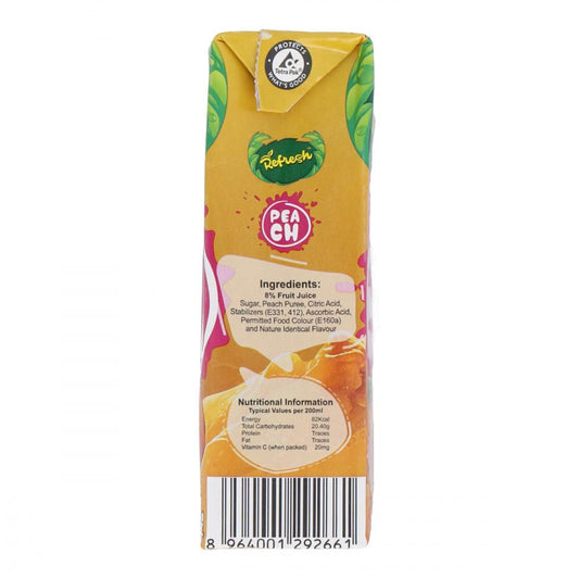 SHAKARGANJ REFRESH PEACH JUICE 200 ML