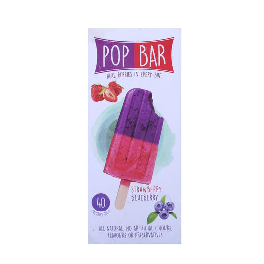 WHOLESOME POPBAR STRAWBERRY - BLUEBERRY 80G