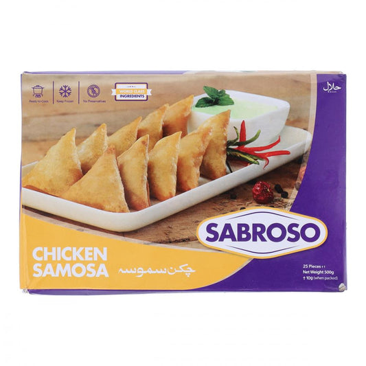 SABROSO CHICKEN SAMOSA 500GM