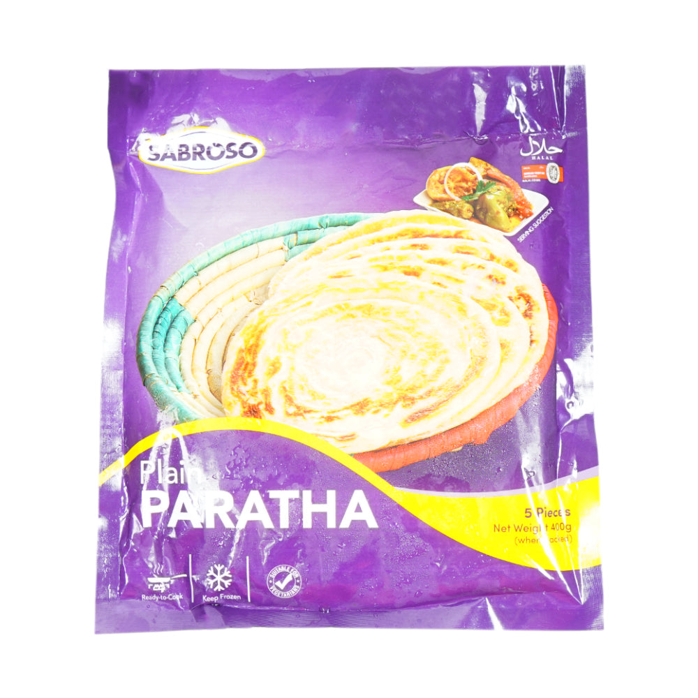 SABROSO PLAIN PARATHA 5 PCS 400 GM