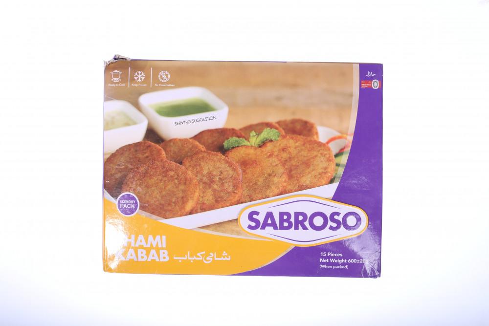 SABROSO CHICKEN SHAMI KABAB 15 PCS 600 GM