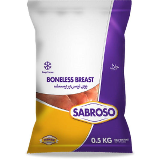 SABROSO BONELESS BREAST 500 GM