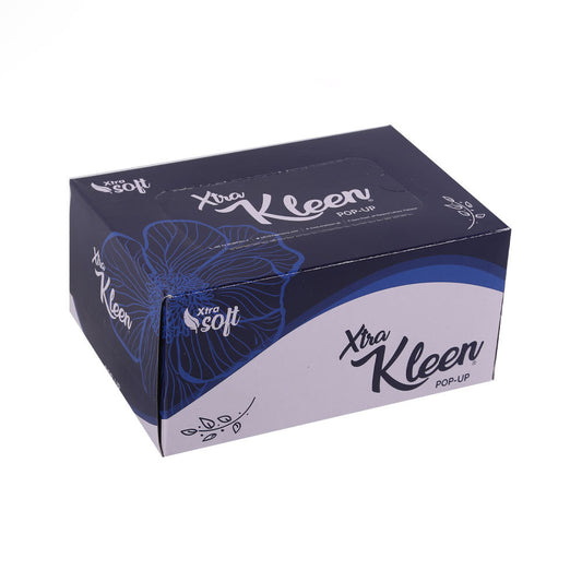 XTRA KLEEN TISSUES POP UP BLUE 300 SHEETS