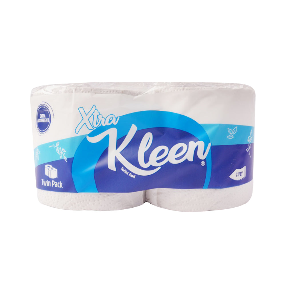 XTRA KLEEN TOILET ROLL TWIN PACK