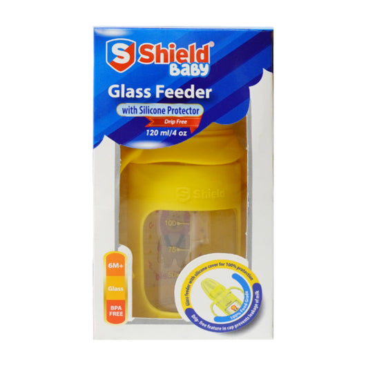 SHIELD BABY GLASS FEEDER 120 ML