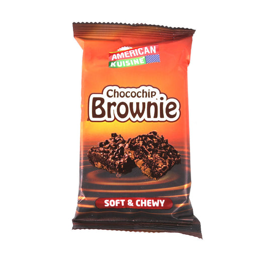 AMERICAN KUISINE CHOCO CHIP BROWNIEÂ  30GM