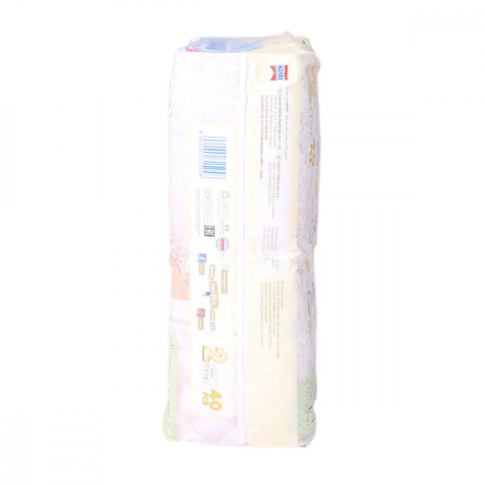 MOLFIX DIAPERS MINI NO2 3-6 KG 38 PCS