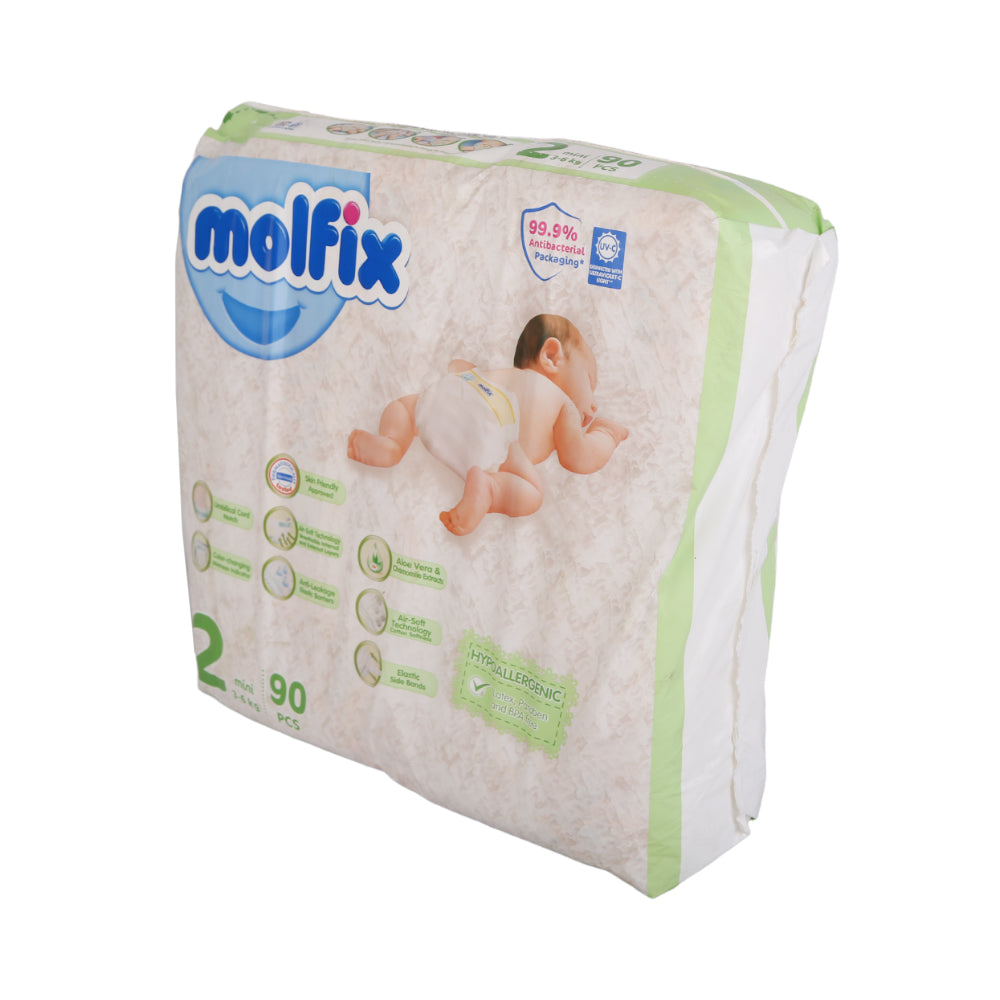 MOLFIX MEGA SAVING 2 MINI 3-6 KG 90 PCS