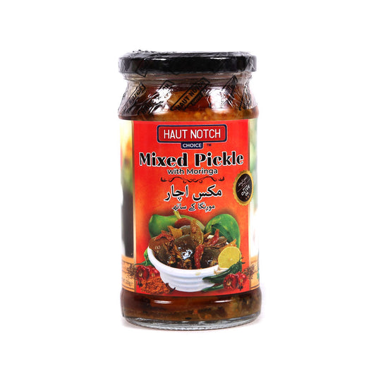 HAUT NOTCH CHOICE MIX PICKLE WITH OLIVE OIL 340 GM