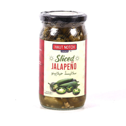 HAUT NOTCH CHOICE SLICED JALAPENO JAR 310GM