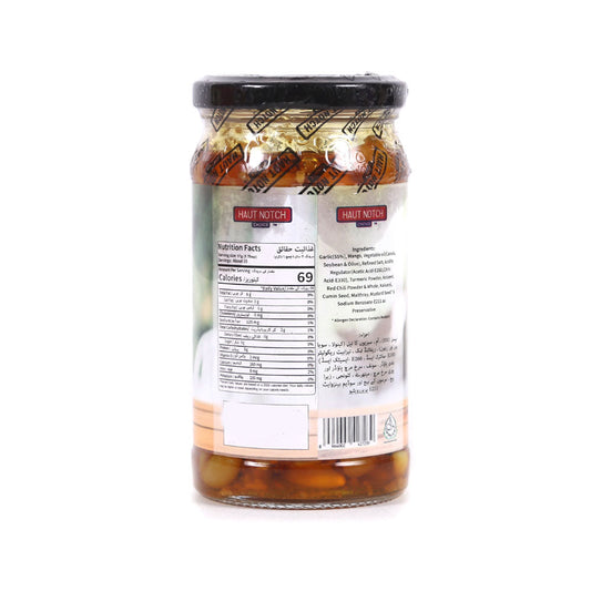 HAUT NOTCH CHOICE GARLIC PICKLE WITH OLIVE OIL 340 GM