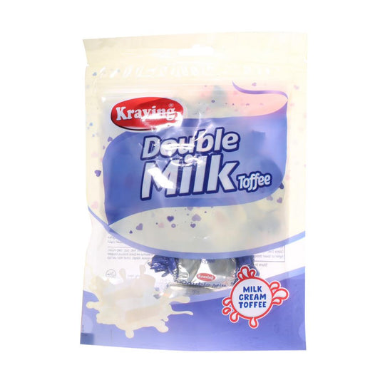 KRAVING DOUBLE MILK TOFFEE POUCH 100GM