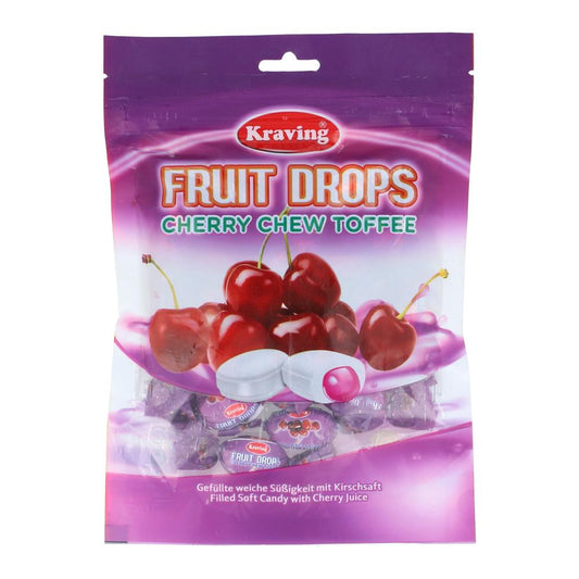 KRAVING FRUIT DROP CHERRY CHEW TOFFEE 100GM