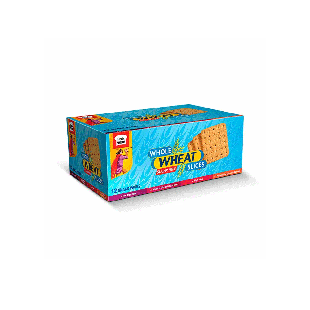 PEEK FREANS WHOLE WHEAT SLICES SUGER FREE FAMILY PACK 125.7