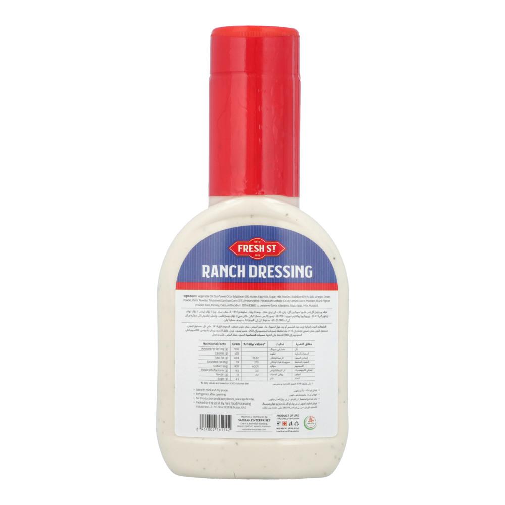 FRESH ST SALAD DRESSING RANCH 237 ML