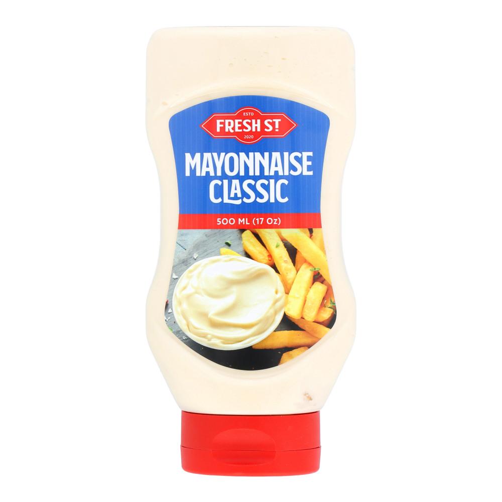 FRESH ST MAYONNAISE CLASSIC SQUEEZE 500ML