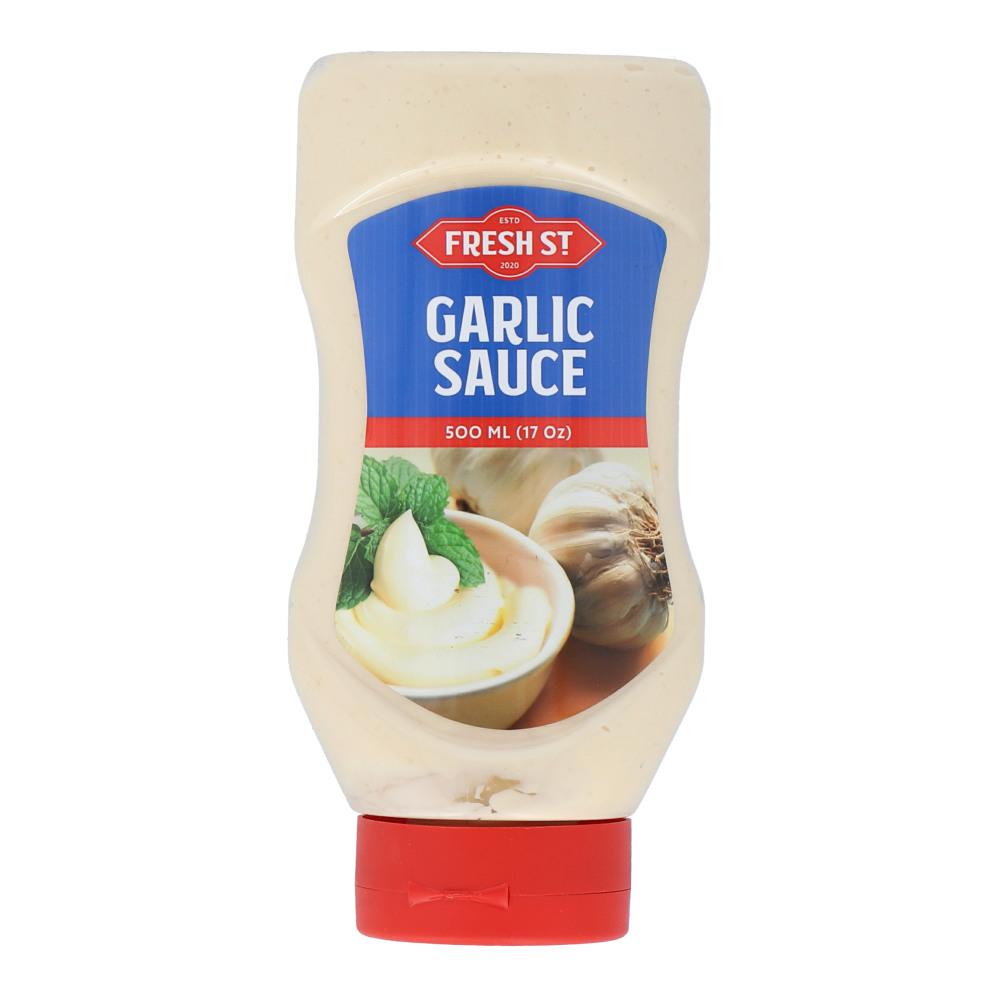 FRESH ST GARLIC SAUCE SQUEEZE 500ML