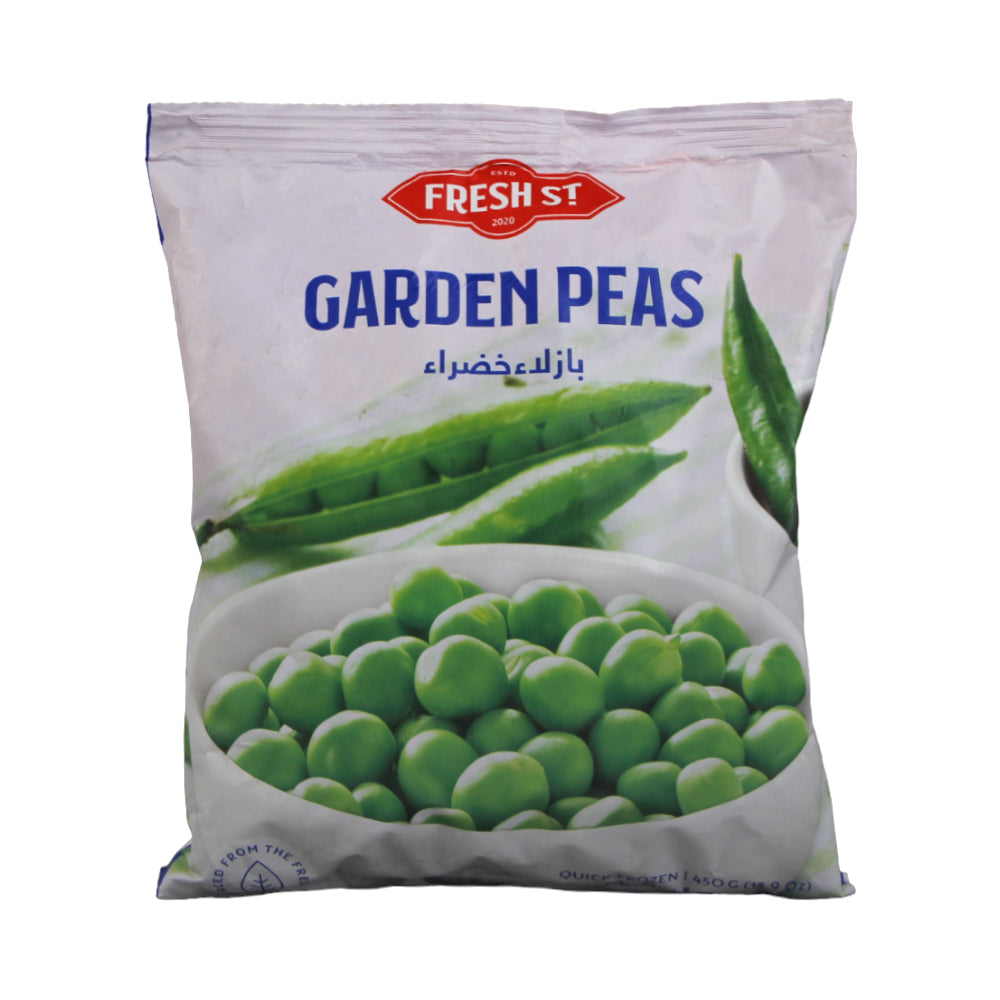 FRESH ST GARDEN PEAS POUCH 450 GM