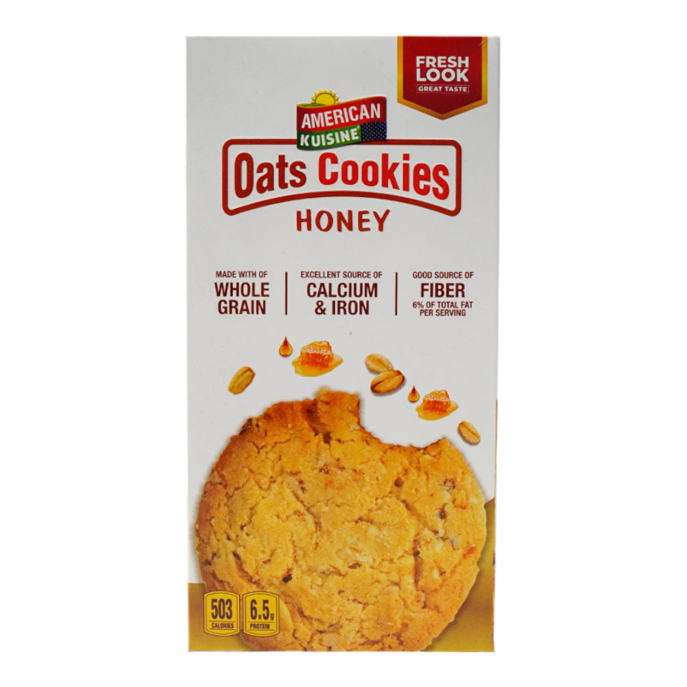 AMERICAN KUISINE OATS COOKIES HONEY 176GM