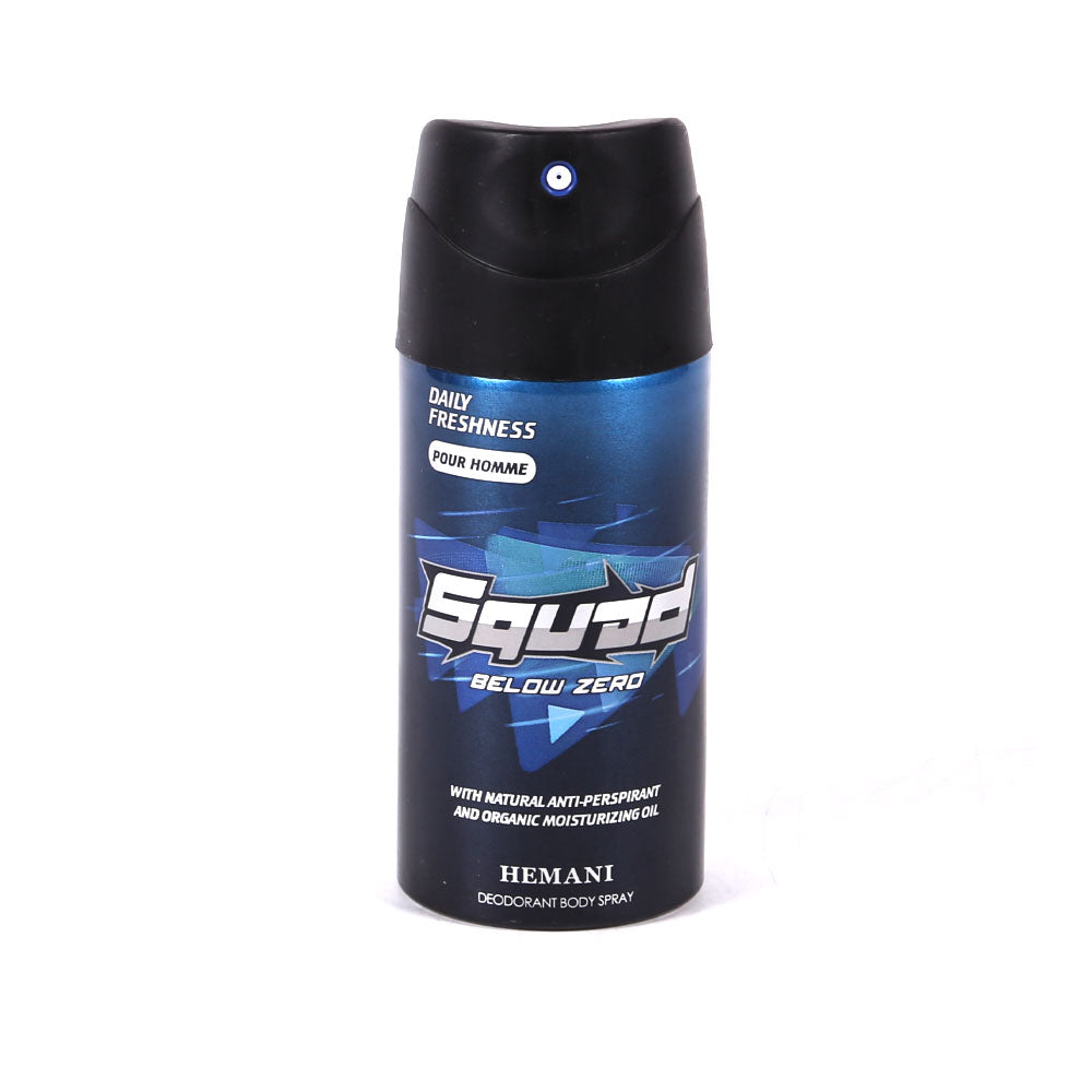 HEMANI SQUAD BELOW ZERO BODY SPRAY 150 ML