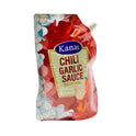 KANAS CHILLI GARLIC SAUCE SPICED POUCH 400 GM