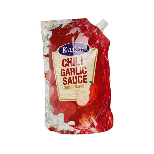 KANAS CHILLI GARLIC SAUCE SPICED POUCH 800 GM