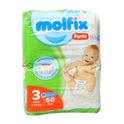 MOLFIX PANTS MIDI NO3 4-9 KG 60PCS