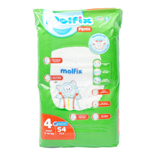 MOLFIX PANTS MAXI NO4 9-14 KG 54 PCS