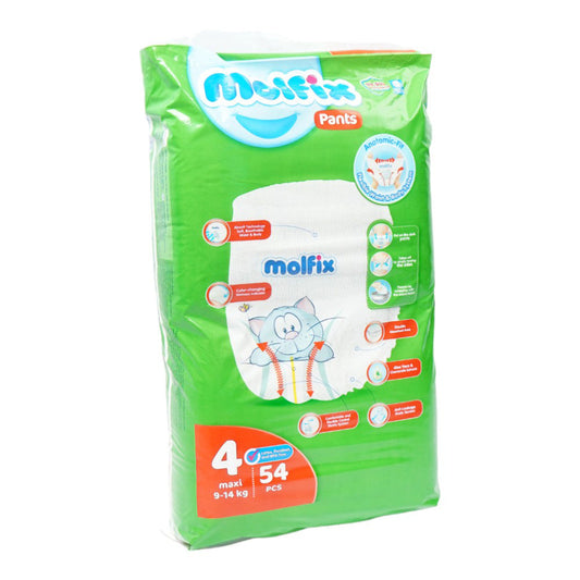 MOLFIX PANTS MAXI NO4 9-14 KG 54 PCS