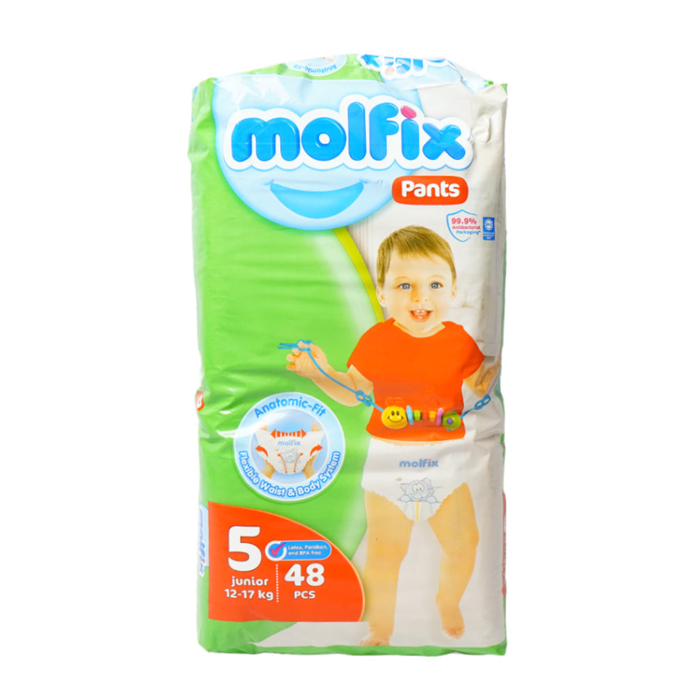 MOLFIX PANTS JUNIOR NO5 12-17 KG 48PCS