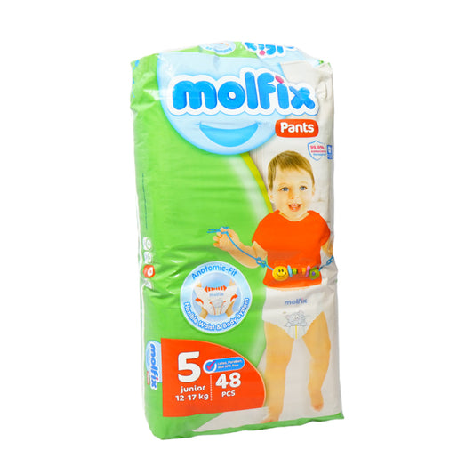 MOLFIX PANTS JUNIOR NO5 12-17 KG 48PCS