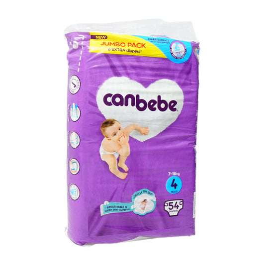 CANBEBE DIAPER JUMBO MAXI 4 54PCS 7-18 KG