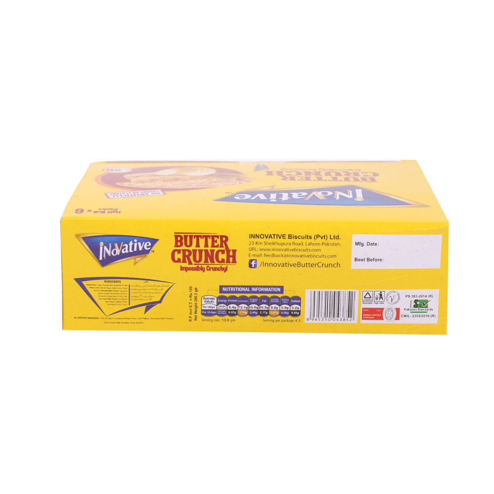 INOVATIVE BUTTER CRUNCH HALF ROLL 53GM-BOX