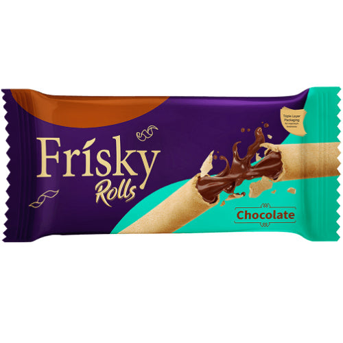 FRISKY CHOCOLATE ROLLS BISCUIT 86.4GM