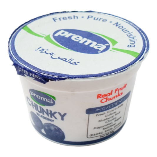 PREMA YOGURT CHUNKY BLUEBERRY 90 GM