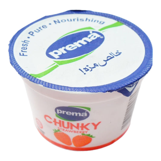 PREMA YOGURT CHUNKY STRAWBERRY 90 GM