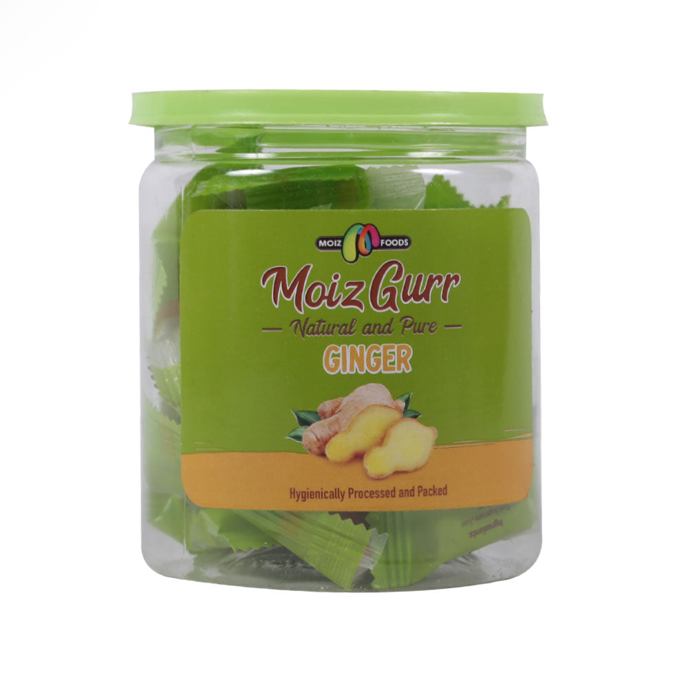 MOIZ FOODS GURR NATURAL AND PURE GINGER JAR 300 GM