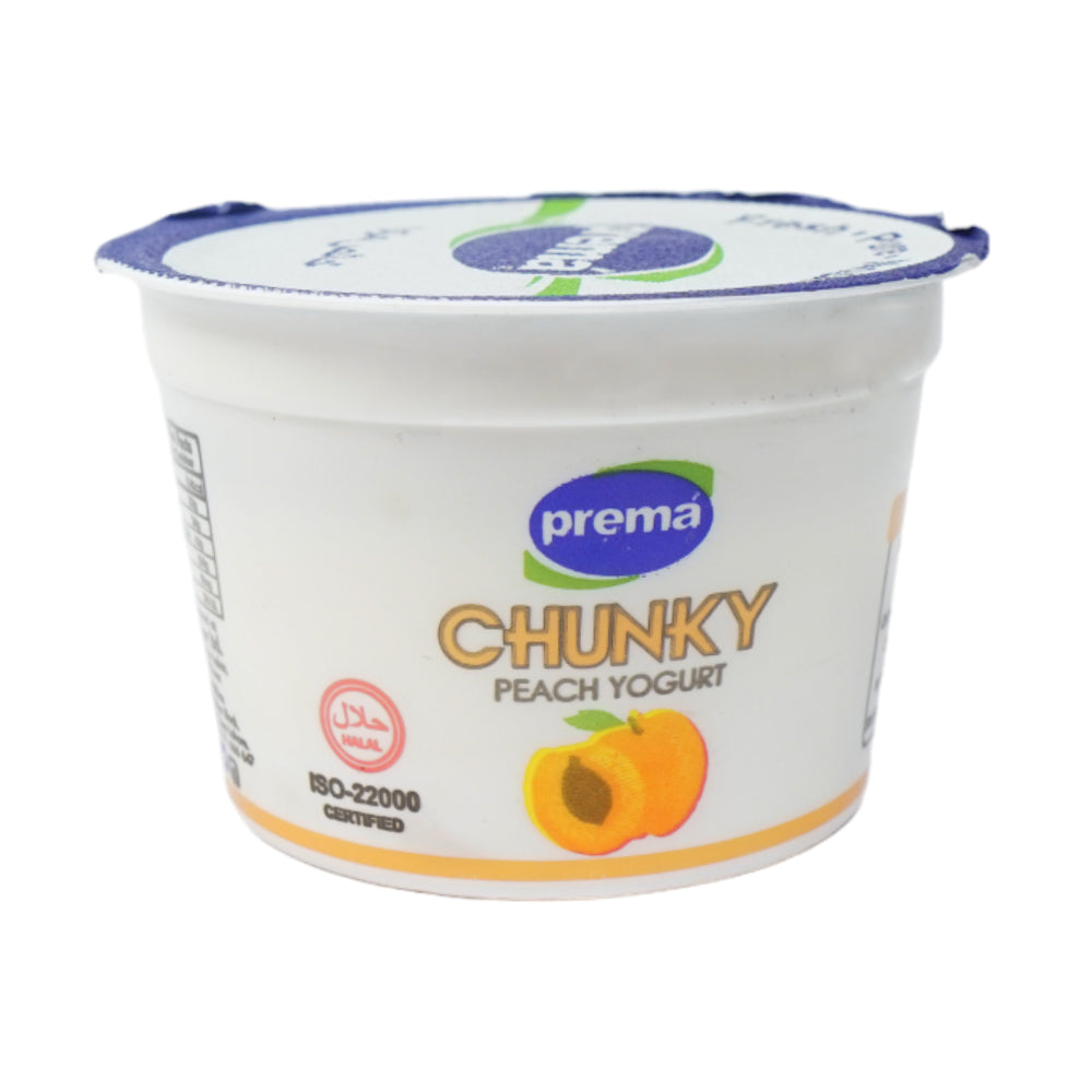 PREMA CHUNKY PEACH YOGURT 90GM