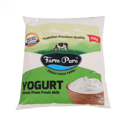 FARM PURE FRESH YOGURT POUCH 500GM