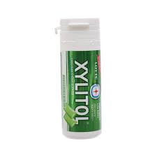 LOTTE XYLITOL CHEWING GUM JERUK NIPIS MINT BOTTLE 29 GM