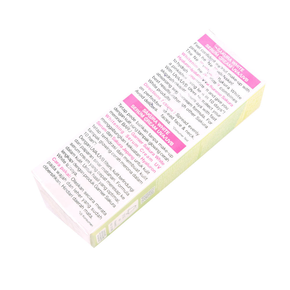 GARNIER SAKURA WHITE DAY CREAM TUBE 40 ML